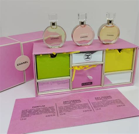 chanel chance christmas pack|Chanel perfume gift sets.